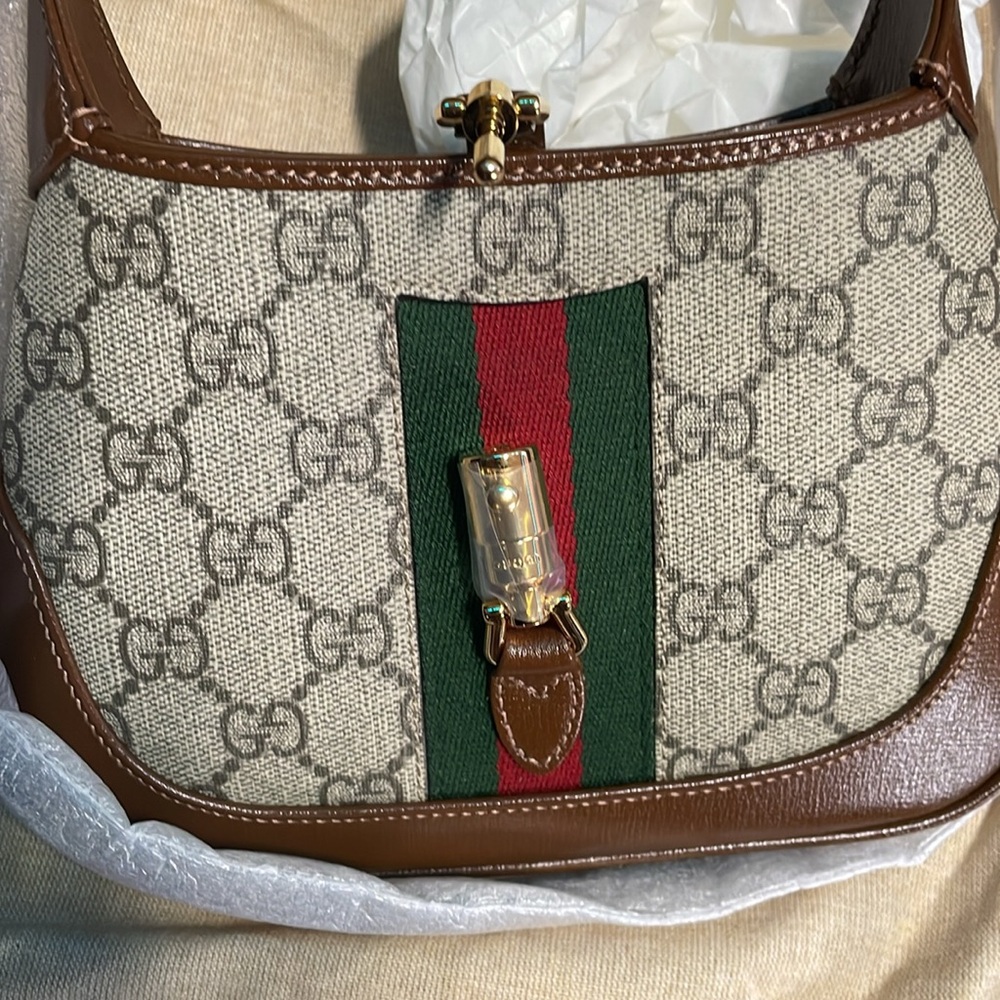 $ALE - Gucci Jackie 1961 Mini Bag - Brown - Picture 4 of 6
